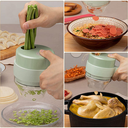 VeggieMaster Pro - Picador De Verduras Eléctrica Portátil