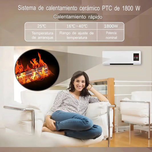 ThermoLux™ Calefactor Mural Inteligente