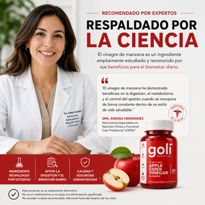 Gomitas Goli con Vinagre de Manzana