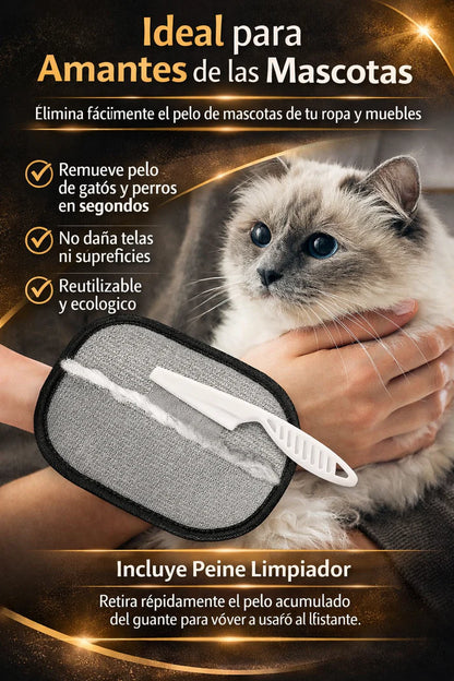 🐾 FurFree™ Guante Quita Pelos Reutilizable