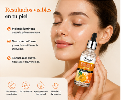 VitaLuxe C+ | Sérum Vitamina C con Ácido Hialurónico