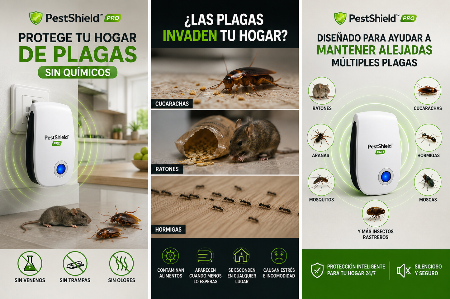 PestShield™ Pro Protección Inteligente Para Tu Hogar