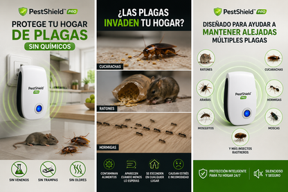 PestShield™ Pro Protección Inteligente Para Tu Hogar